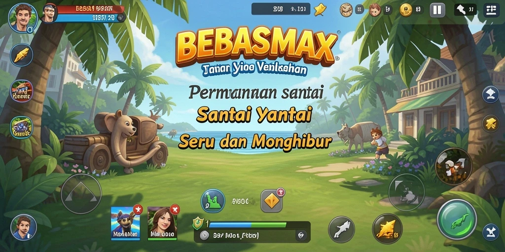 Tampilan gameplay menarik dari BEBASMAX yang memukau.