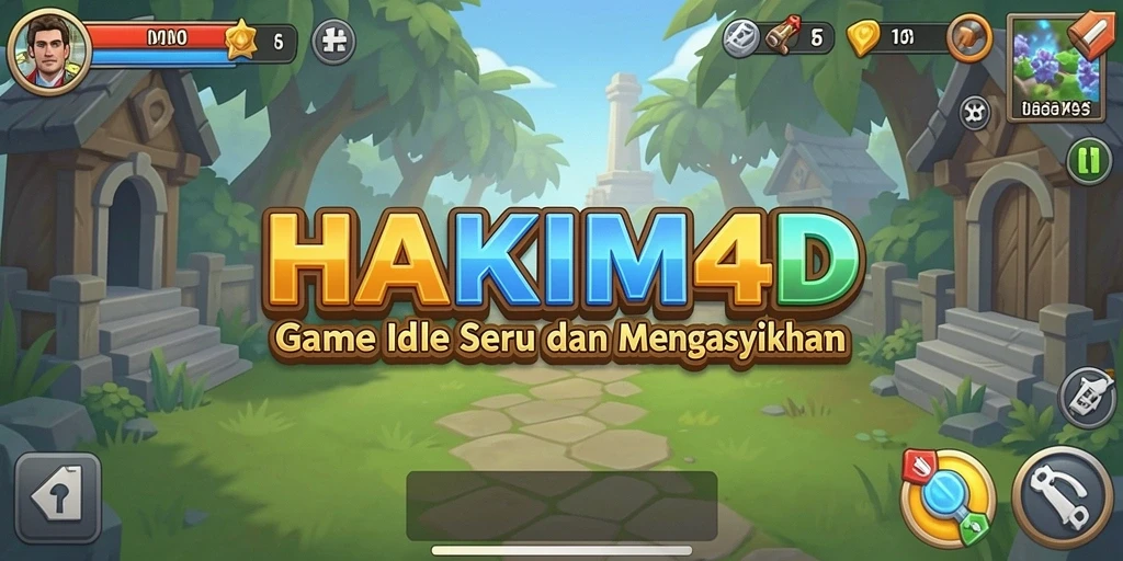 Screenshot HAKIM4D menampilkan gameplay menarik dan karakter lucu.