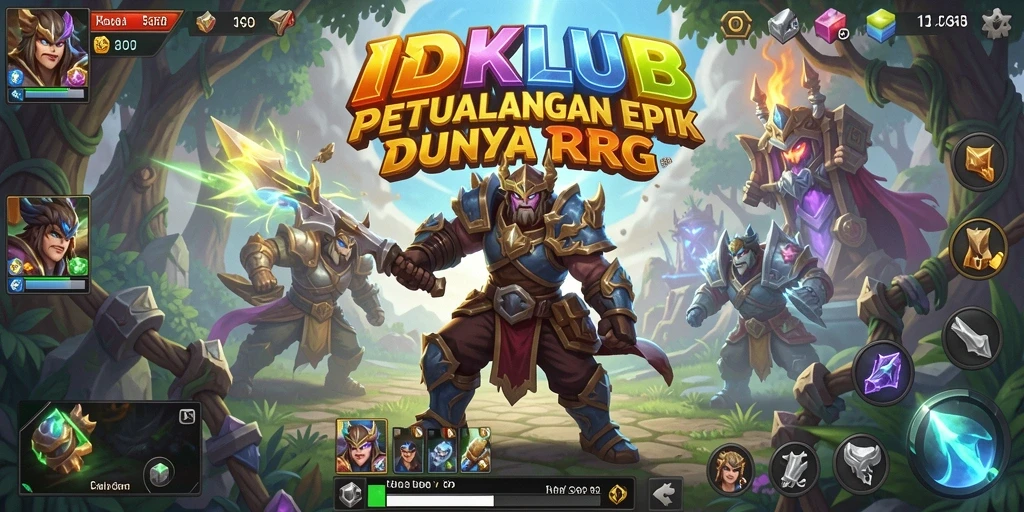 Tangkapan layar menyajikan momen epik dalam gameplay RPG.
