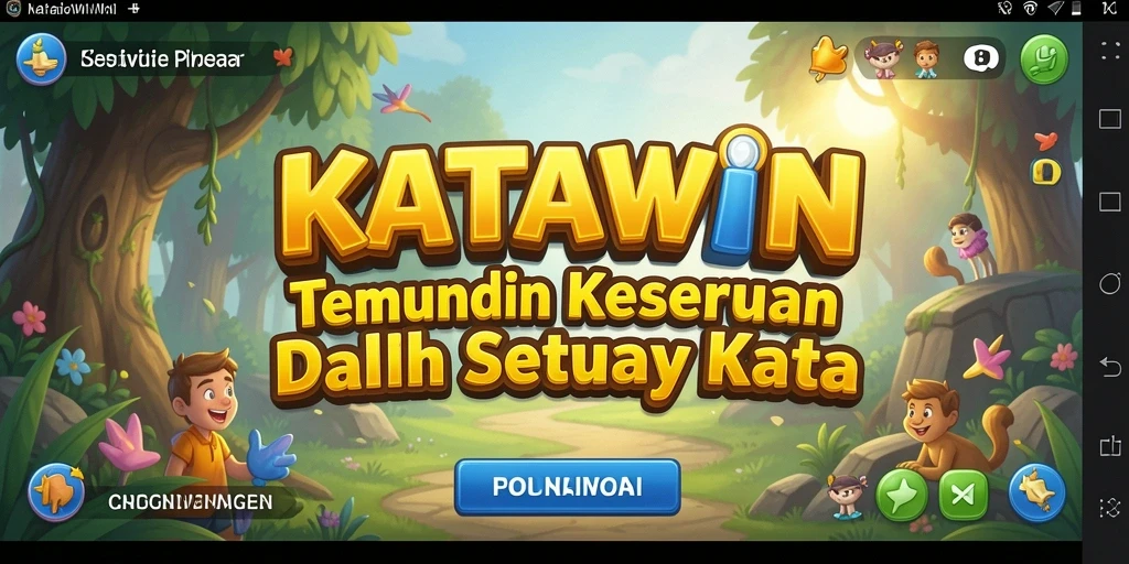 Screenshot utama KATAWIN menampilkan gameplay yang menarik dan menantang.