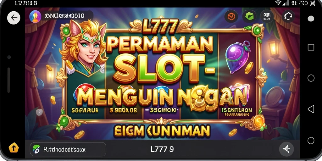 Screenshot gameplay L777 dengan mesin Slot yang menarik dan interaktif.