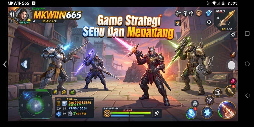 Tampilan gameplay MKWIN666 yang mendebarkan dan penuh strategi.