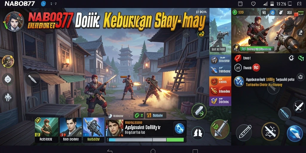 Screenshot utama NABOB77 menunjukkan antarmuka aplikasi Utility yang ramah pengguna.