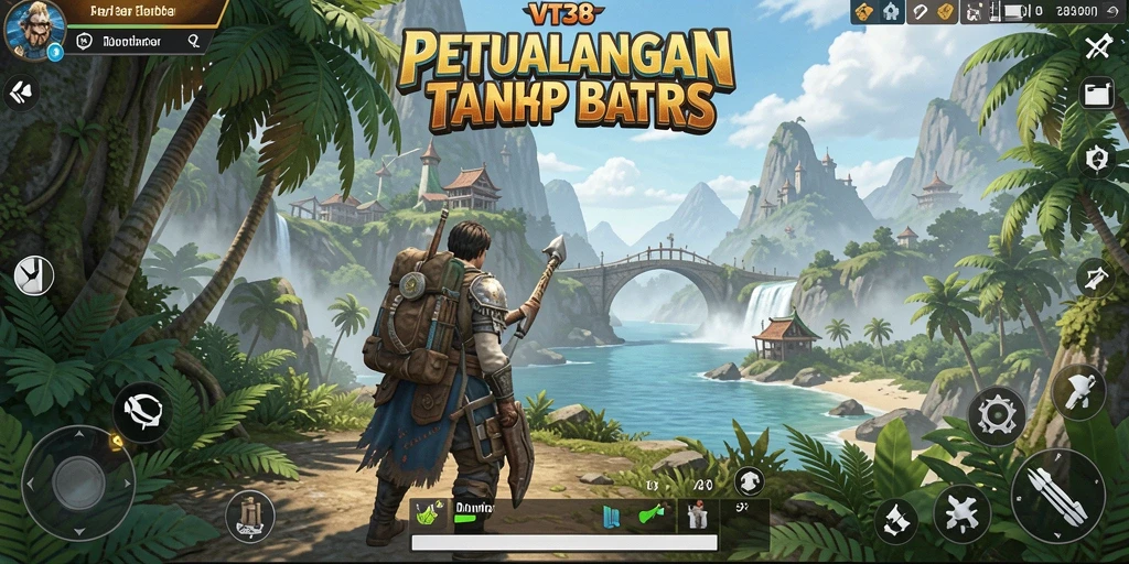Tampilan gameplay seru di dunia terbuka VT38.